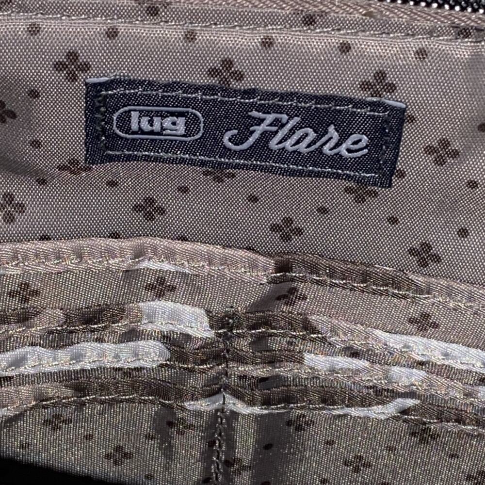 Lug Flare Crossbody Bag‎ Purse RFID Interior Camo Camouflage Sand Taupe Brown - Picture 5 of 11